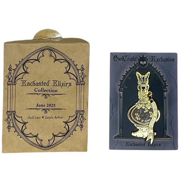 OwlCrate Poison Study Enchanted Elixirs Enamel Pin - Maria V. Snyder June 2025 - Picture 1 of 8